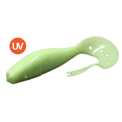 Силиконовая приманка Sprut Shiro 90 (90mm/8,1g/MGR-UV) 1упак*4шт