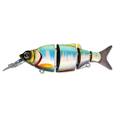 Воблер Izumi Shad Alive 5 section white fish 105 SD Floating цв. 6