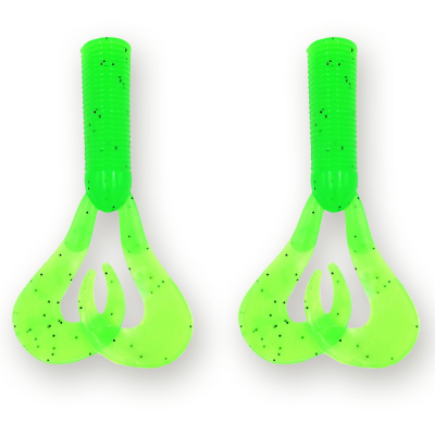 Хвост для бактейла Miuras Mouse Big, 42гр цвет: шартрез, 2шт