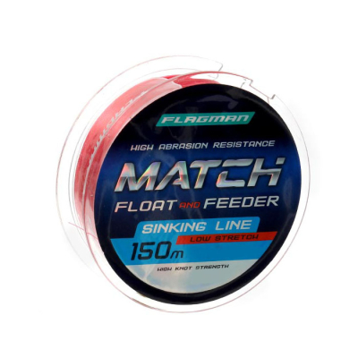 Леска Flagman Match And Feeder Sinking Line 150m 0,185mm