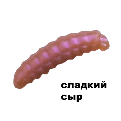 Силиконовая приманка Crazy Fish MF H-Worm Inline 0.7" 60 шт (6*10) 62-17-52-9 сладкий сыр цв. somatic (телесный)