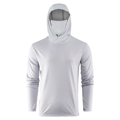 Худи Grundens Tough Sun Masked Hoodie, Mist, XL