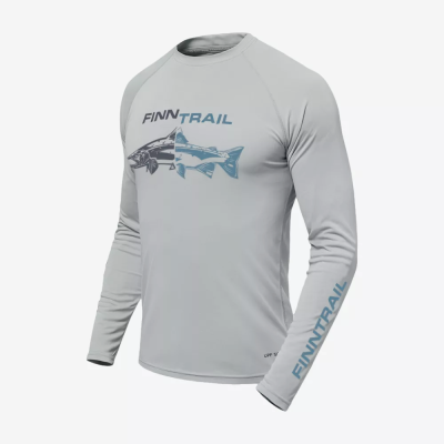 Лонгслив Finntrail Wave Fish 6611 Grey (XL)