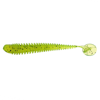 Силиконовая приманка Flagman Mystic Fish 4" цв. #112 Chartreuse