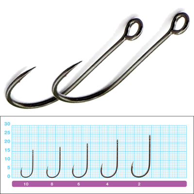 Одинарный крючок Owner 51580 (S-59) BC №4 7шт