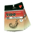 Крючки Vido Craft VD-101 Offset Worm (BLN) № 8, 5 шт/уп VD101-8(5)