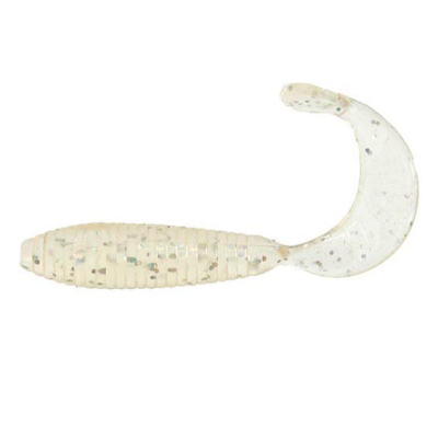 Силиконовая приманка Gene Larew Bobby Garland 2" Hyper Grub цв. #25 HOLOGRAM CLEA