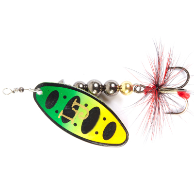 Блесна вращ. Lucky John Shelt Blade Tungsten Body 03 15.0г цв. 008