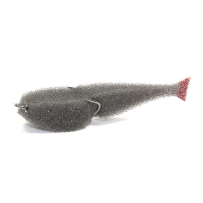 Поролоновая рыбка Lex Classic Fish CD 10 G (серое тело/красный хвост) CF10CD-G