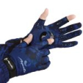 Перчатки без пальцев Aquatic ПЧ-09 Softshell (цвет Camo Blue, размер L)