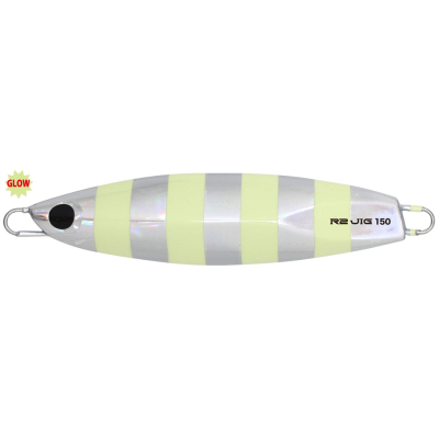 Блесна для джиггинга Hots R2 Jig 210g цвет 9_AH.GLOW/ZEBRA