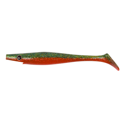 Приманка силиконовая Strike Pro XXL Pig Shad Jr. 15см 21гр 4шт. 009 Carrot