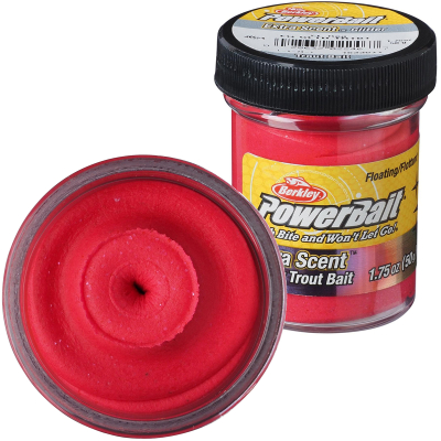 Паста форелевая ярко красная Berkley EU FLUO RED GLITTER (1633577)