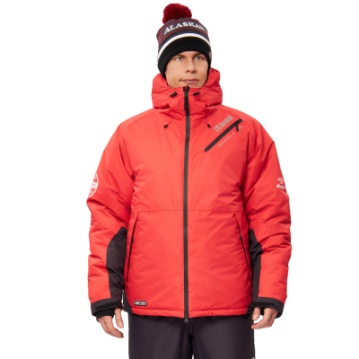 Куртка зимняя Alaskan Trophy красный/черный р. S