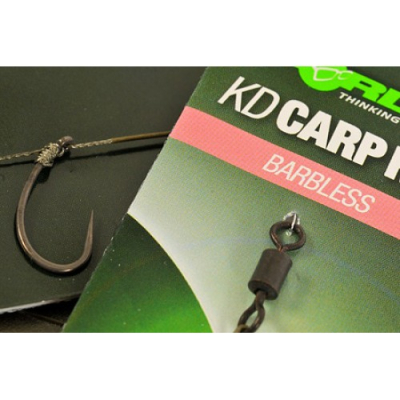 Оснастка волосяная Korda N-Trap KD 30lb Kurv Shank # 6 KRC051