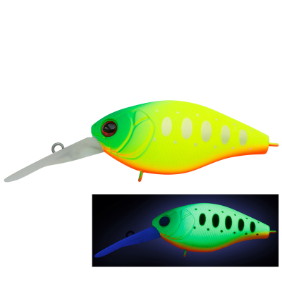 Воблер Strike Pro Cranky-X Deep 50, 50 мм, 8,7 гр. цвет: A178S Lemon Mat Tiger (EG-165L#A178S) (9931732)