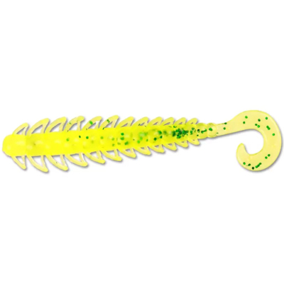 Силиконовая приманка Forsage Minnow twister 3.4" 8.5 см #008 Lemon green (10 шт)