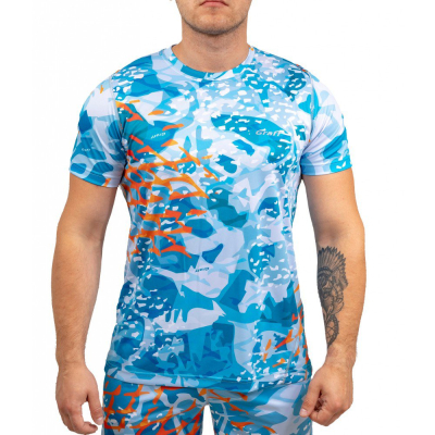 Футболка Graff 963-CL-2 цвет синий р. 2XL