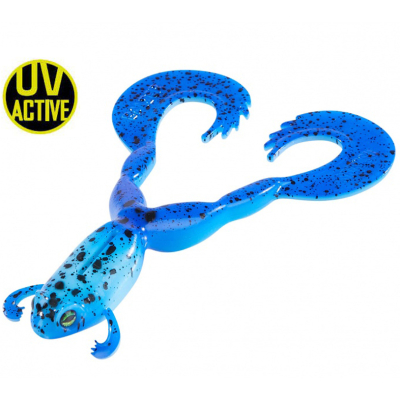 Силиконовая приманка Balzer Shirasu Clone Frog 15см/32гр. UV Poison Blue (13679 216)