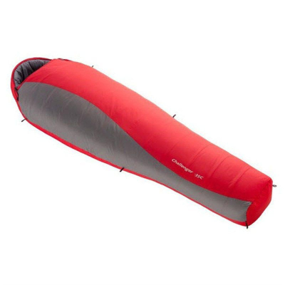 Спальный мешок Bask TML Challenger XL Красный/Серый Тмн Left
