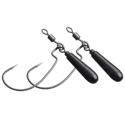 Крючок офсетный с грузилом Decoy Worm 217 № 4 (2,5 гр. 3 шт.)