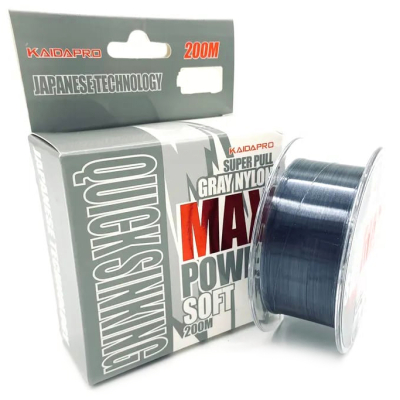 Леска Kaida Soft Max NL228 Gray 200м 0,16мм