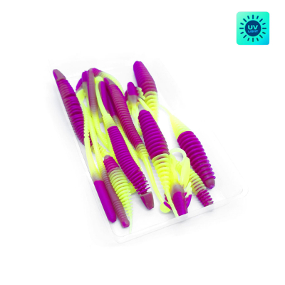 Силиконовые приманки Chuper Trout Mix 2.0 Бабл Violet UV+Lime UV