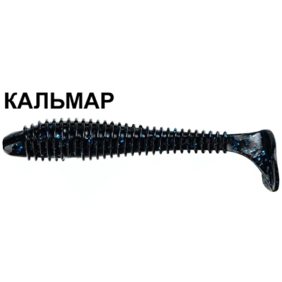 Силиконовая приманка Crazy Fish Vibro Fat 2.7" 1-71-85-6 кальмар цв. 85