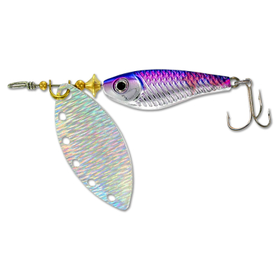 Блесна вращающаяся Daiwa Silver Creek Spinner R 1150 Holo цв. Himemas