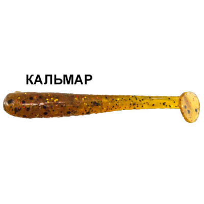 Силиконовая приманка Crazy Fish Nano Minnow 2.2" 22-55-32-6 кальмар цв. dark beer (темное пиво)