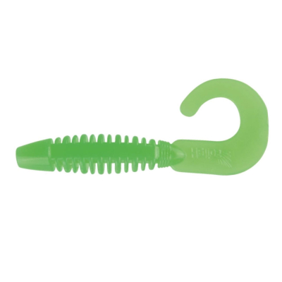 Силиконовая приманка Helios Din 3,11"/7,9см Electric green 6шт. (HS-33-007)
