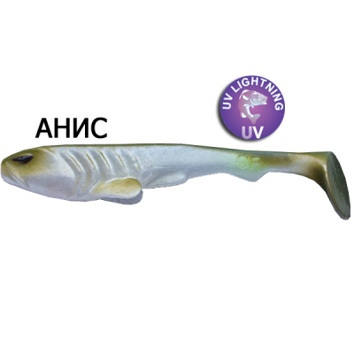 Силиконовая приманка Crazy Fish Tough 5.9" 60-150-cp05-1 анис цв. cp05