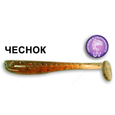 Силиконовая приманка Crazy Fish Nano Minnow 6-4-10-5 чеснок цв. motor oil (моторное масло)
