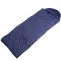 Спальный мешок с капюшоном Следопыт, 185+35х90см (+/-5%), утеплитель термофайбер 400г/м2, до -20С, цв. синий