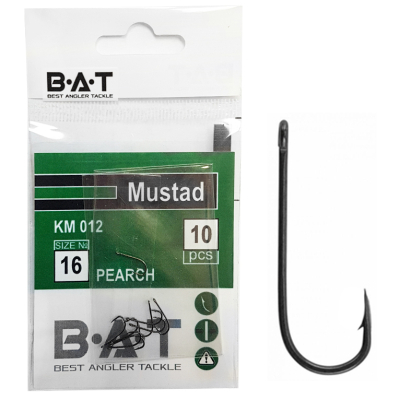 Крючки BAT Mustad КM 012 (№ 14) уп.10