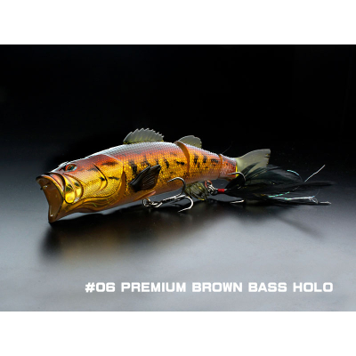 Воблер Little Jack Ikaku Premium 114mm цв. #06 brown bass holo