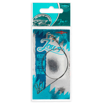 Поводок Mikado Jaws Wolfram Extra Light (вольфрам, 25см, 2,5кг.) 2 шт. (Арт.ZGJ04-25-2.5)