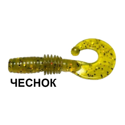 Силиконовая приманка Crazy Fish Power Mace 10-4-1-5 чеснок цв. olive (оливка)