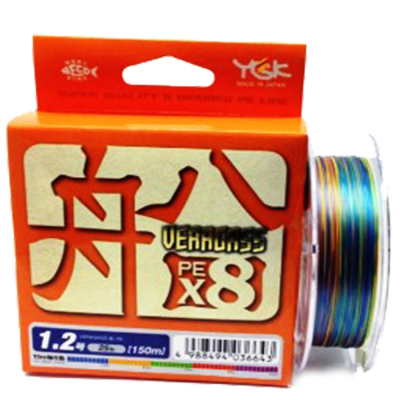 Шнур плетеный YGK Veragass X8 Fune 300m #3.0 50lb.