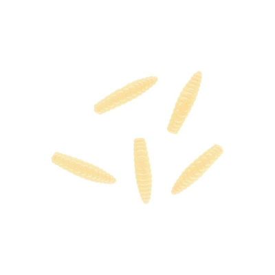 Силиконовая приманка личинка Mikado Trout Campione Fat Grub 3,4cm - CHEESE