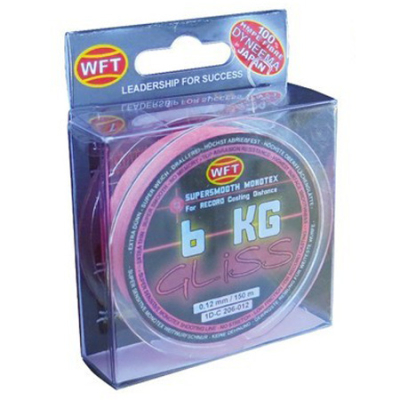 Шнур WFT Gliss Pink 150m 8KG 0,14 (1D-C 206-014)