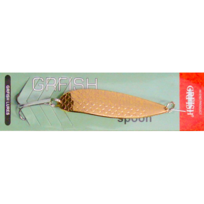 Блесна колеблющаяся Grfish Montana Spoon 35g, 86mm, медь