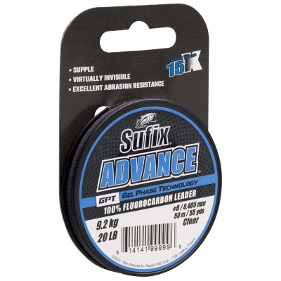 Леска Sufix Advance Fluorocarbon 50m прозрачная 0,260 мм 4,9 кг
