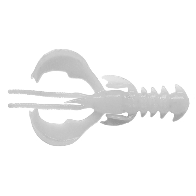 Силиконовая приманка Pike Hunter Yabby 1,5" цв. #007 White (10 шт)