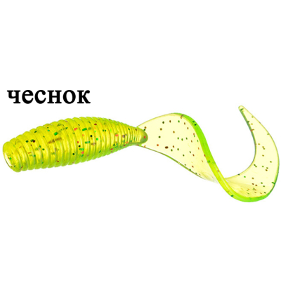 Мягкая приманка Flagman Moon 2" цв. lime chartreuse 12pc garlic