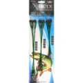 Поводок стальной Mikado X-Plode с крюком №8,7,6 (уп.60 шт.) вертлюг №4, зелёный (Арт.ZG11-014-60)