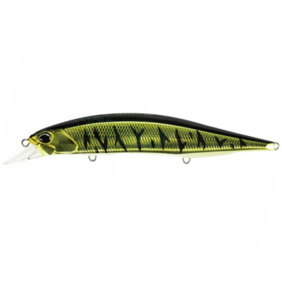 Воблер DUO Realis Jerkbait 120F цв. #ASAZ399 Gunmetal M Gold Tiger