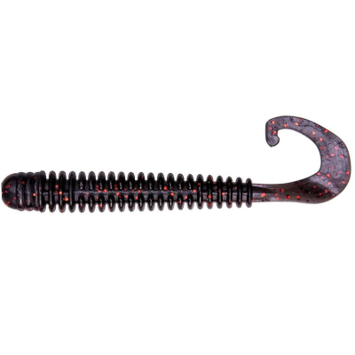 Силиконовая приманка Helios Credo Long Body 2,95"/7,5 см Dark Star 12шт. (HS-9-047)