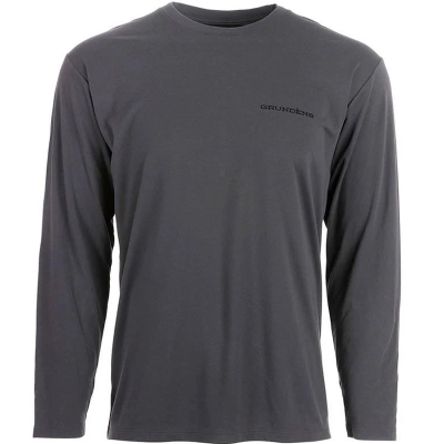 Футболка Grundens Tech Tee LS Shirt, Bass Print Anchor, S