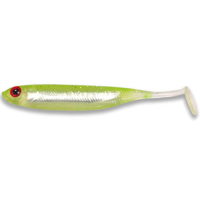Силиконовая приманка Herakles Mirror Shad 3.2" цвет Ghost Chartr.